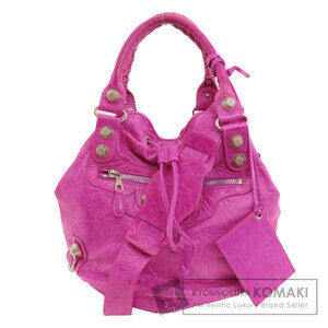 Balenciaga The Giant Pompon Handbag Leather